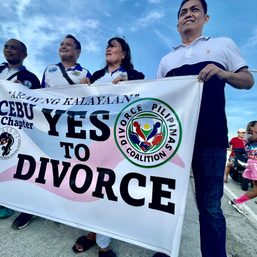 Cebu pro-divorce groups urge people in toxic relationships to ‘let go’