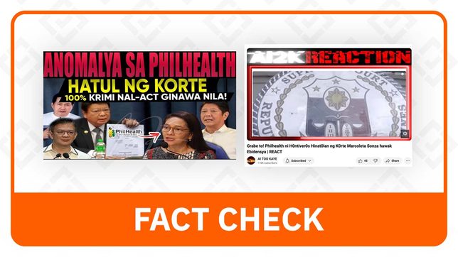 FACT CHECK: Hontiveros not included in SC ruling on PhilHealth unauthorized perks