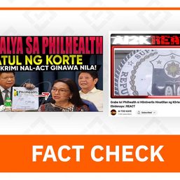 FACT CHECK: Hontiveros not included in SC ruling on PhilHealth unauthorized perks