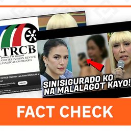 FACT CHECK: No official statement from MTRCB vs Vice Ganda