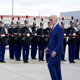 Biden lands in France for D-Day anniversary, democracy speech