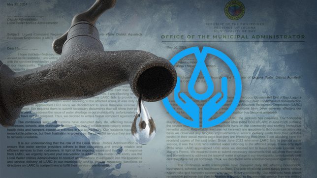 Laguna town files complaint vs water firm over unreliable supply