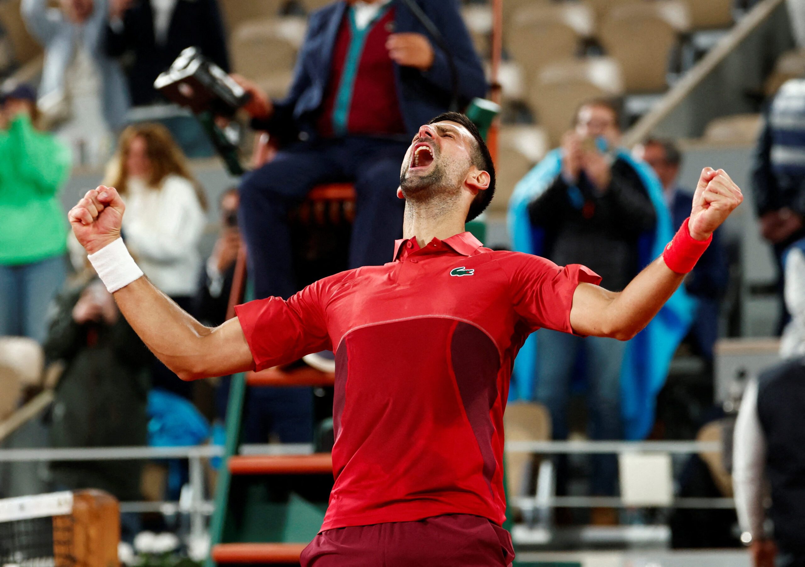Marathon man Djokovic hangs on in latest ever finish at French Open