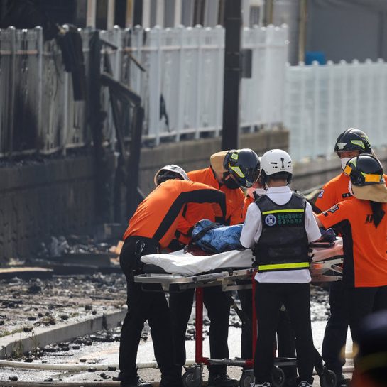 Fire breaks out at South Korea battery plant, 20 bodies found, Yonhap reports