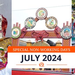 LIST: July 2024 special non-working days in PH provinces, cities, towns