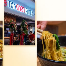 Shinjuku’s Tongara Ramen returns to Metro Manila, now open at Estancia Mall