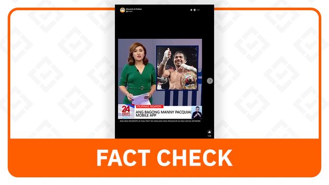 FACT CHECK: Online gambling ad uses AI-edited news report, Pacquiao interview