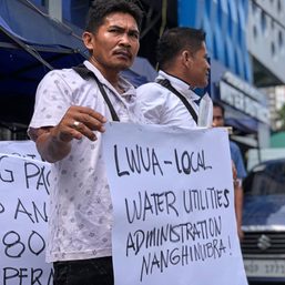 Tensions rise in Cagayan de Oro as group protests vs LWUA, water district manager