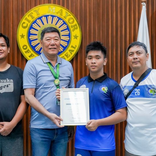 Cebuano footballer awarded for heroic rescue of drowning child
