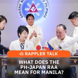 Rappler Talk: What does the PH-Japan RAA mean for Manila?
