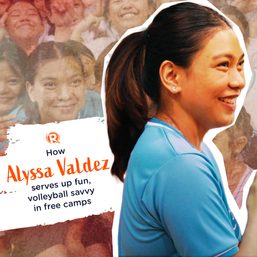 WATCH: How Alyssa Valdez serves up fun, volleyball savvy in free camps 