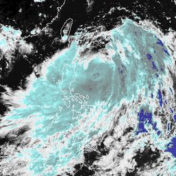 Carina strengthens into typhoon while ‘meandering’ offshore