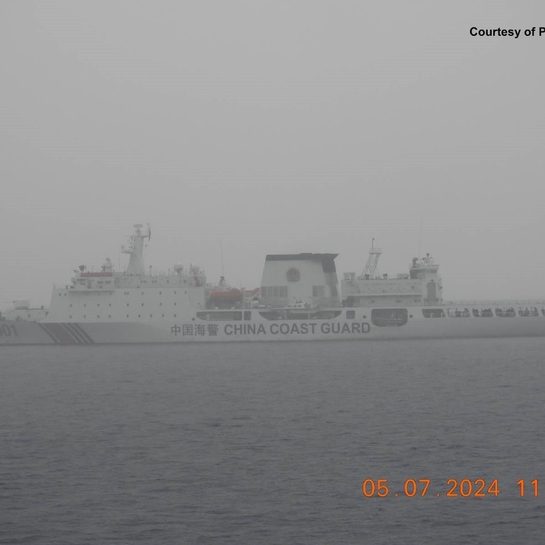 China anchors ‘monster ship’ in South China Sea, Philippine coast guard says