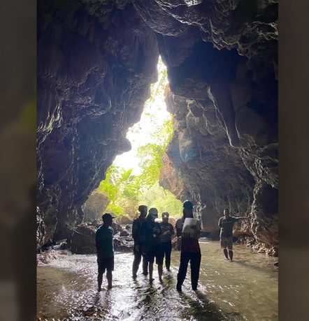 Road workers discover cave likely untouched for millions of years in Cagayan de Oro