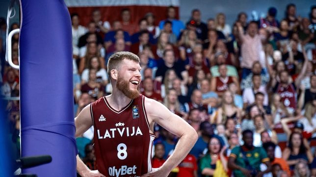Latvia faces Brazil for Olympic berth after beating Cameroon in FIBA OQT semis