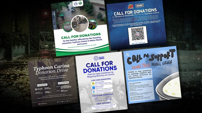 LIST: How to help communities affected by Typhoon Carina and southwest monsoon