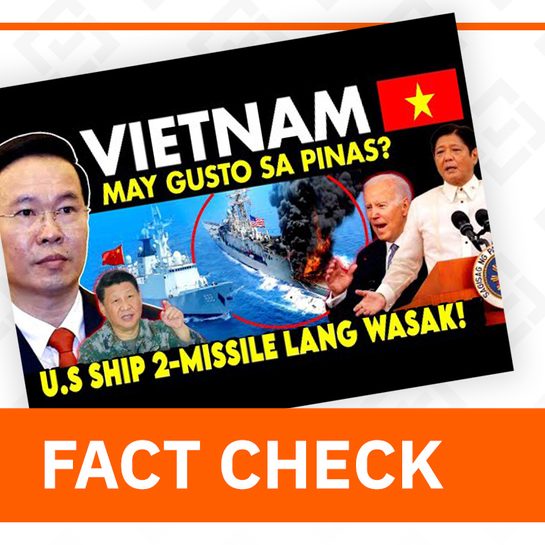 FACT CHECK: USS Philippine Sea in service with US Navy, not PH