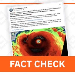 FACT CHECK: Post warning of tropical cyclone ‘Duterte’ is fake