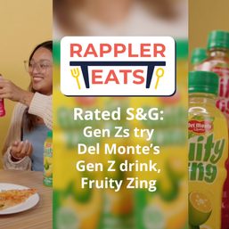 #RapplerEats: Gen Zs try Del Monte’s new Fruity Zing