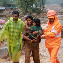 Landslides after heavy rain in India’s Kerala kill 106, many still trapped