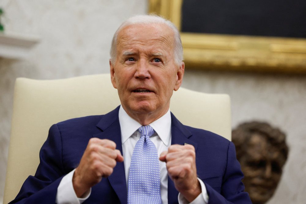 'I'm not going anywhere,' Biden says as campaign struggles