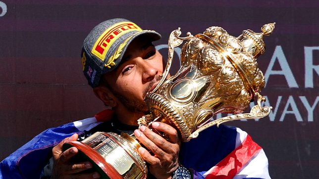 Tearful Lewis Hamilton ends long wait with record British Grand Prix win
