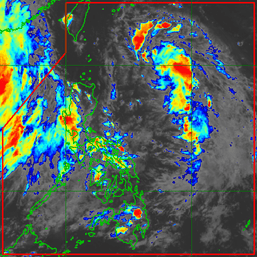 Southwest monsoon, trough of LPA east of Cagayan bringing rain