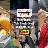 #RapplerEats: Mang Inasal Solo Fiesta and Halo-Halo