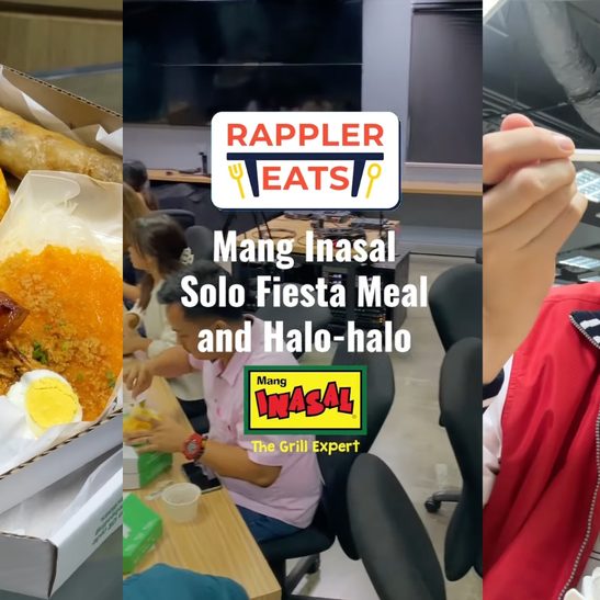 #RapplerEats: Mang Inasal Solo Fiesta and Halo-Halo