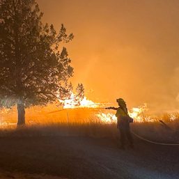 Oregon wildfire explodes to half the size of Rhode Island