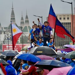 Undeterred by downpour, groups march to reject Marcos’ Bagong Pilipinas