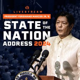 LIVESTREAM: President Marcos Jr.’s SONA 2024