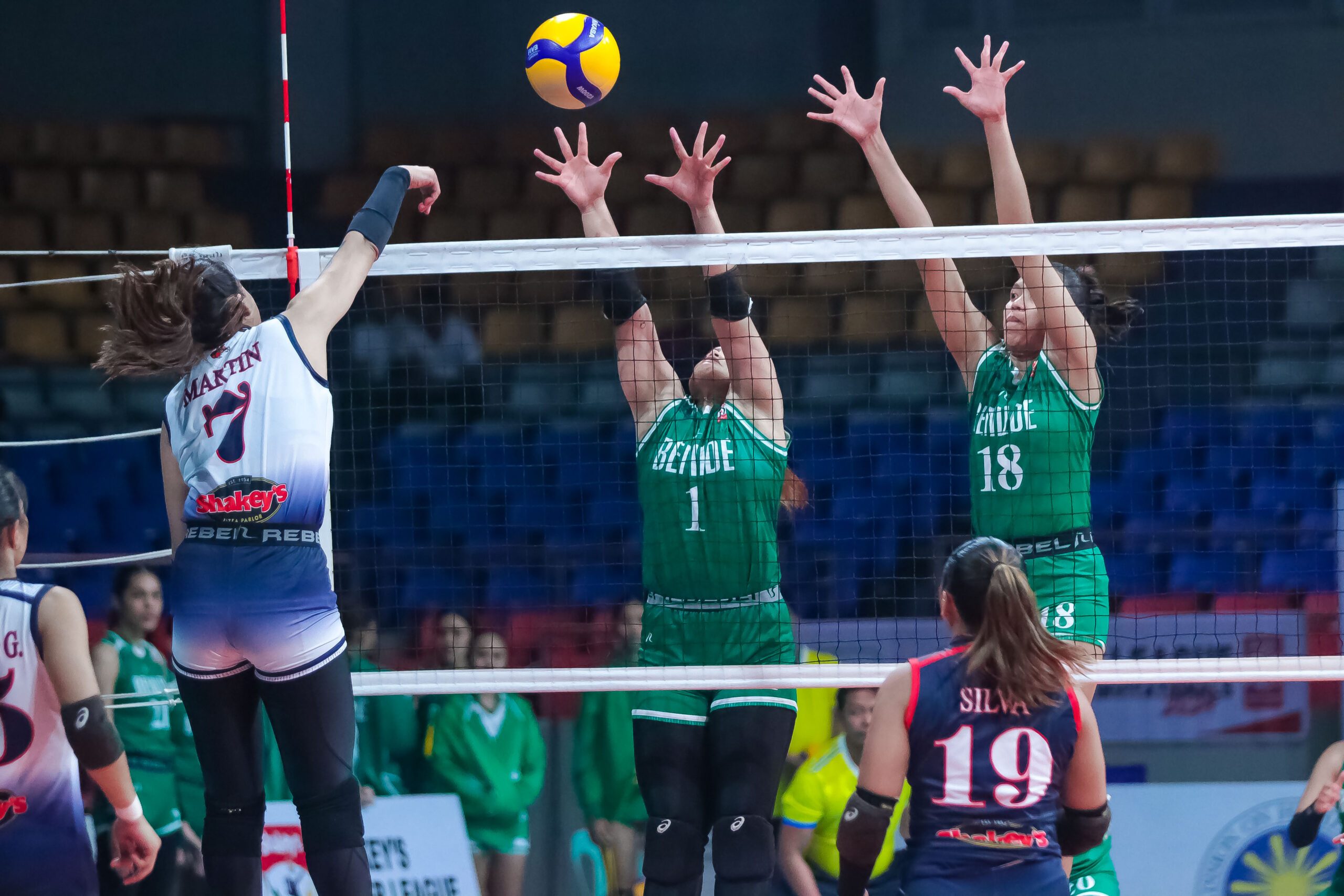 UST rebounds, Benilde thwarts Letran for first SSL win