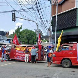 Protests against jeepney modernization disrupt public transport services in Bacolod