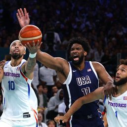 Perfect USA rips Puerto Rico, earns top seed in Olympic basketball KO round