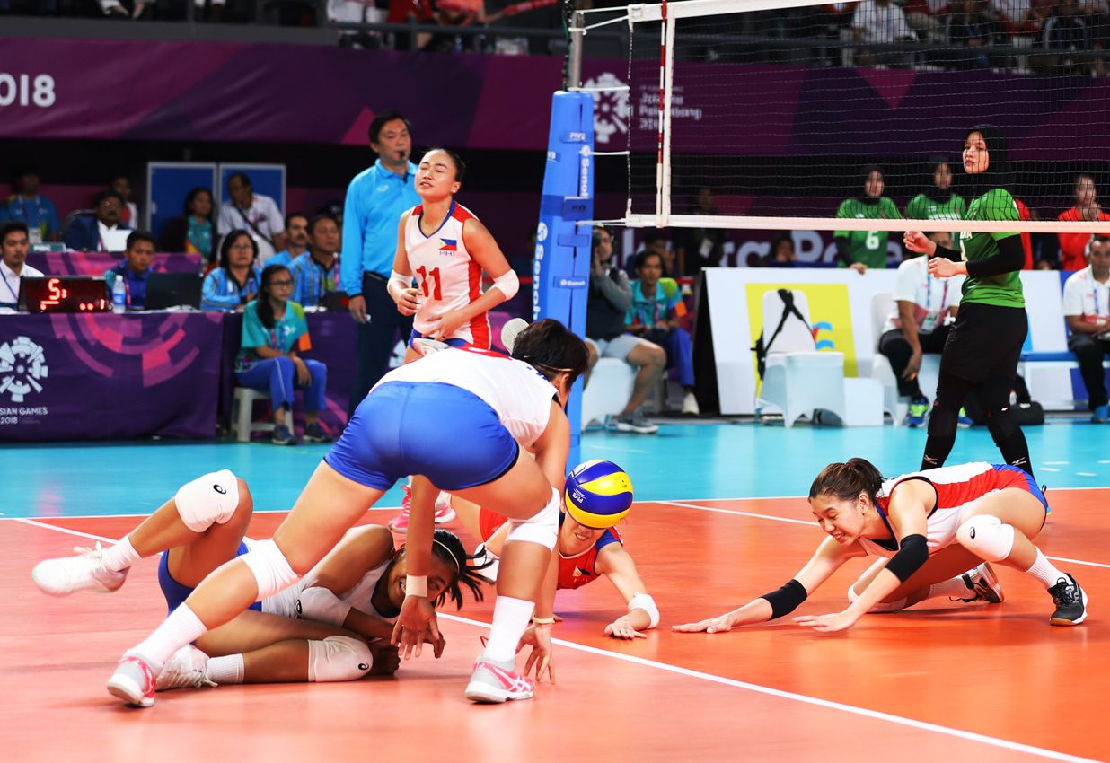 'We're learning against giants,' says PH volleyball coach