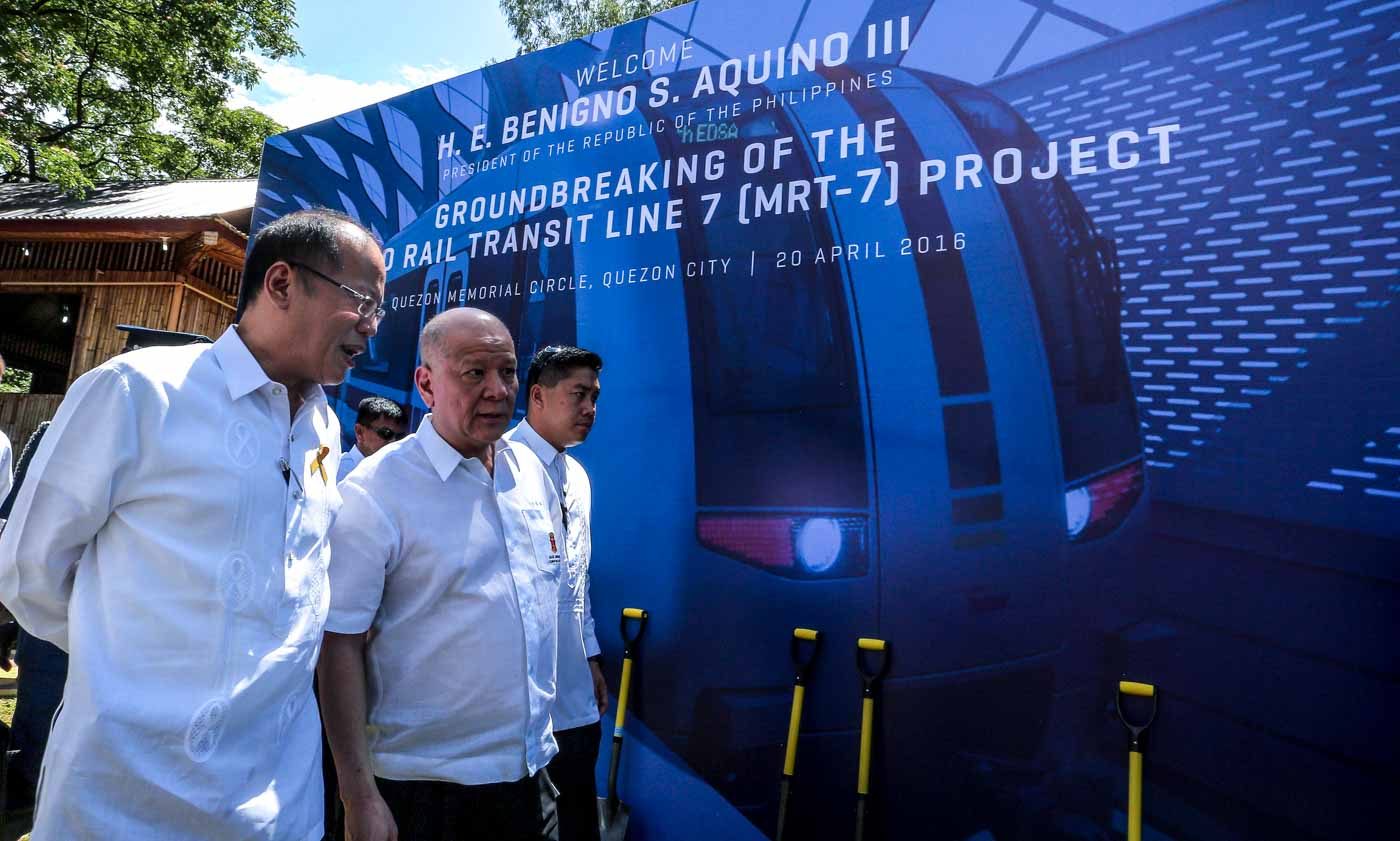 POSSIBLE DELAYS? Ramon Ang says the transportation department has not fully delivered right of way yet. Photo by Joseph Vidal/Malacañang Photo Bureau   