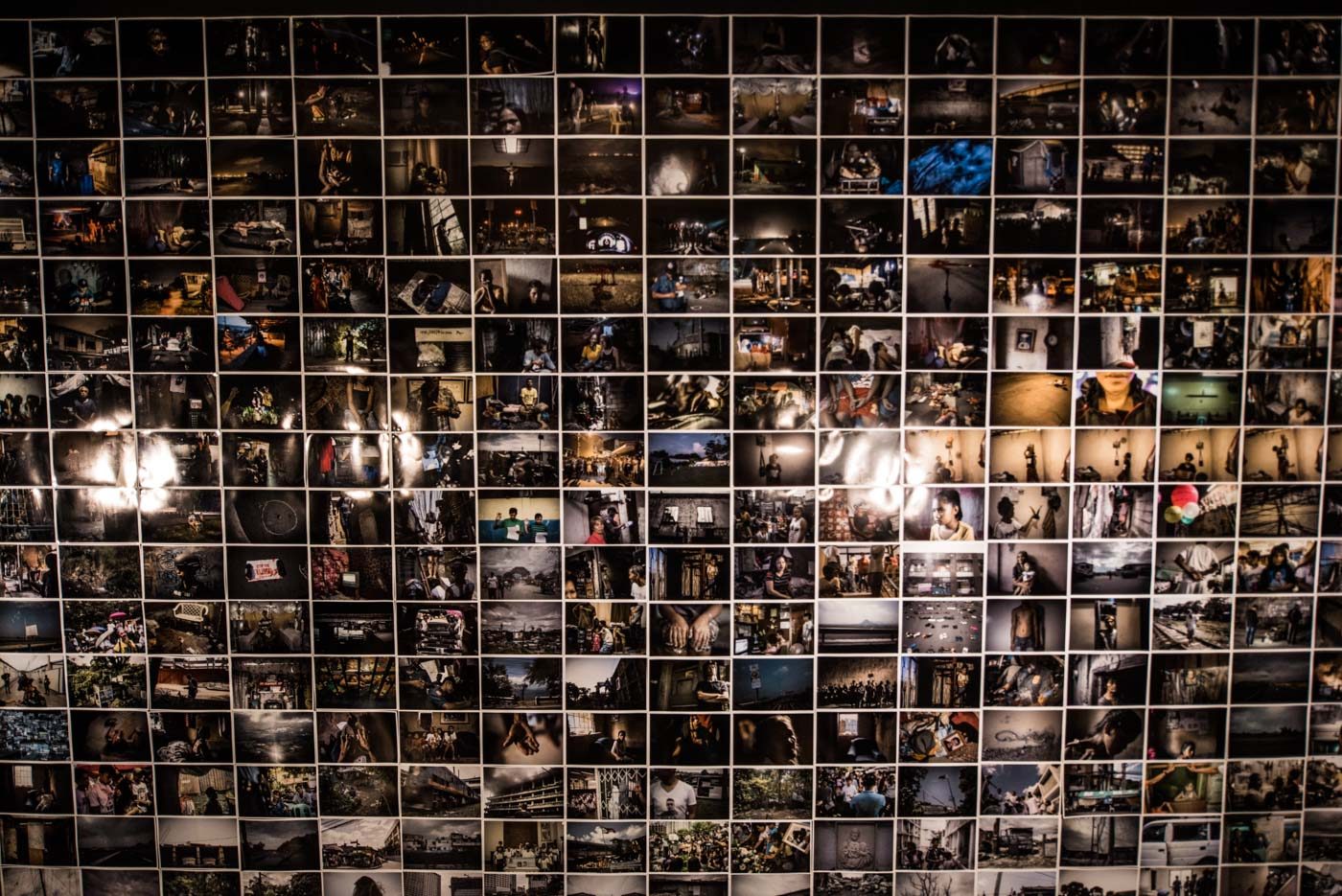 EVERYDAY IMPUNITY. The exhibit features 660 photographs by Carlo Gabuco. Photo by Alecs Ongcal/Rappler 