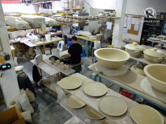 The Stoneware Pottery Inc. workshop is  filled with natural light to provide a conducive environment for potters.  Photo by Bobby Lagsa/Rappler
  