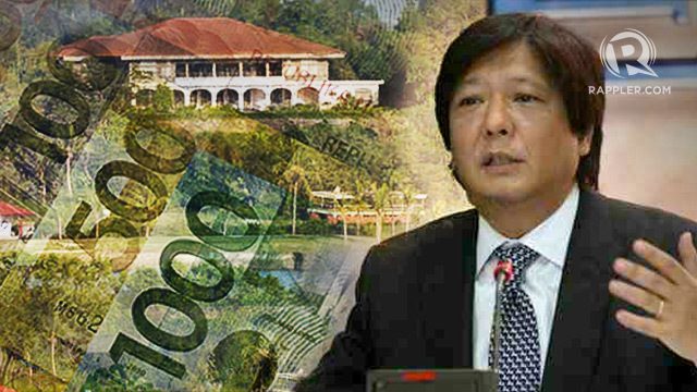 How did Marcos Jr’s wealth increase as businesses went bankrupt?