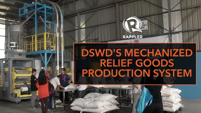 DSWD memperkenalkan sistem baru untuk mengemas barang bantuan saat terjadi bencana