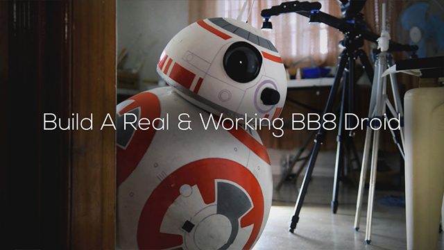 BB-8. As a Star Wars fan, Angelo went as far as to making this robot. Photo from Angelo Casimiro  