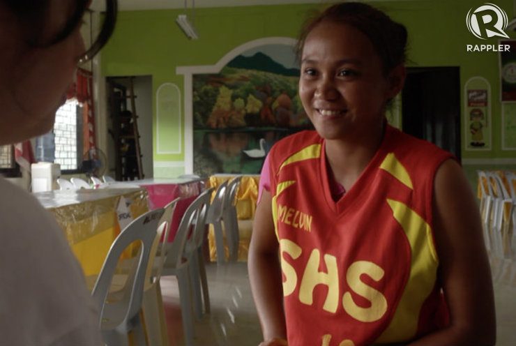 Pindah dari Haiyan melalui bola voli