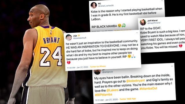 Sports Community Grieves for Kobe Bryant