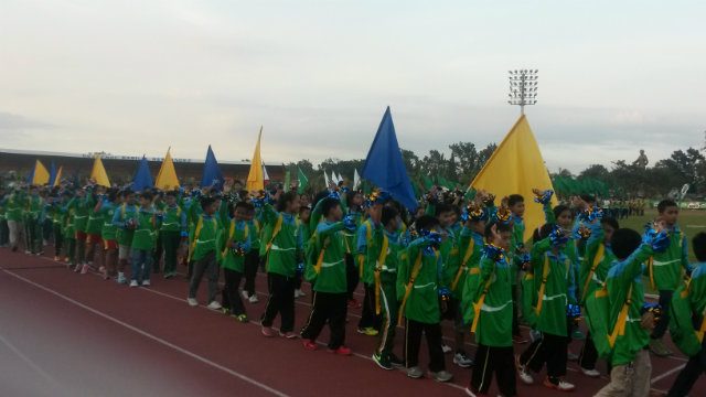 Atlet-atlet muda menjadi pusat dari MILO Little Olympics