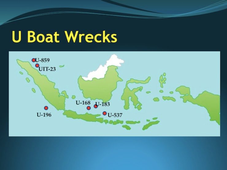 Rencana 6 kapal selam Jerman tenggelam di perairan Indonesia saat PD II.  Foto oleh TNI AL