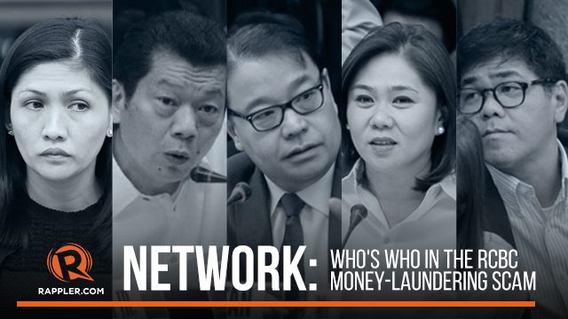 Network Whos Who In The Rcbc Money Laundering Scam 5712