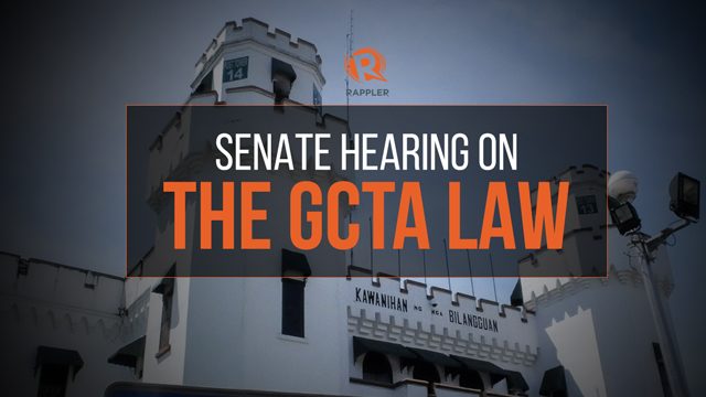 LIVE: Senate hearing on the GCTA law