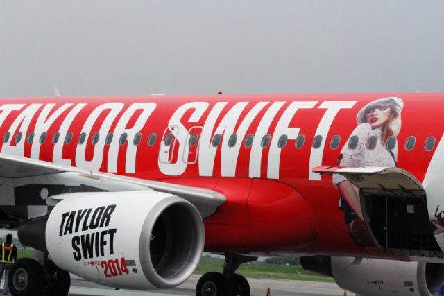LIVERY. The plane will be servicing AirAsia's 88 destinations