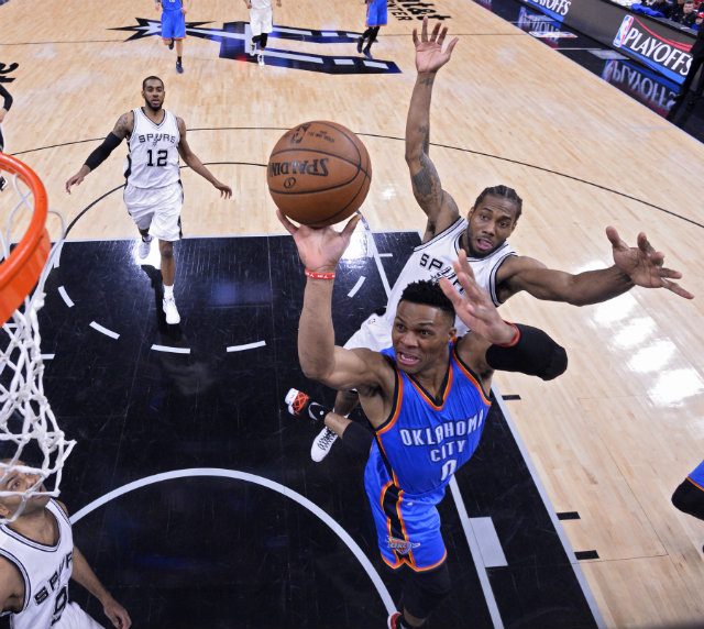 NBA: Thunder roar back in Spurs thriller to level series